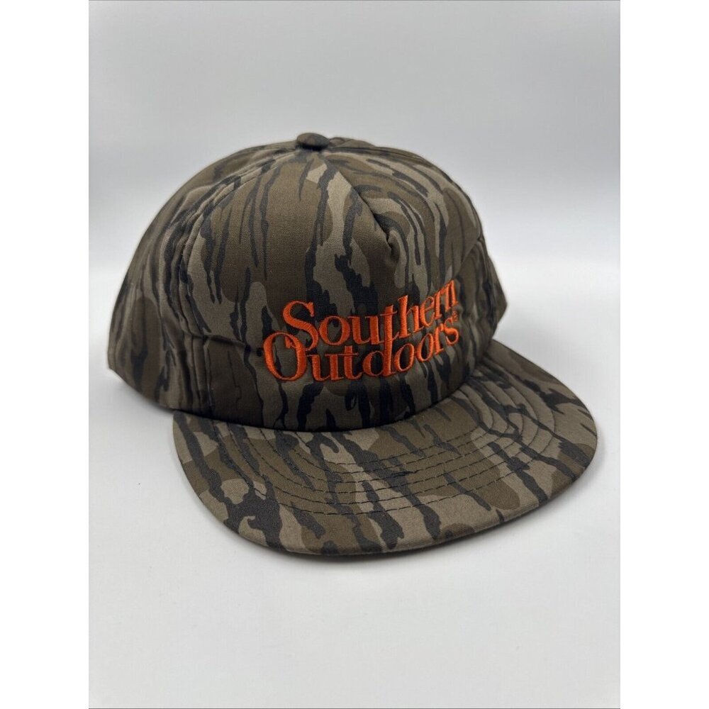 Vintage Southern Outdoors Cap Mens Camo‎ Foam Hat Snapback Realtree Hunting NEW
